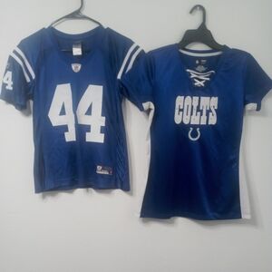 Womens Bundle Set Of 2 NFL COLTS Clark Jersey Sz Small/ Design Jersey Sz M